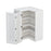 Mallorca White Wood Diagonal Corner Wall Cabinet 2