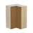 Shady Oak Wood Diagonal Corner Wall Cabinet 1