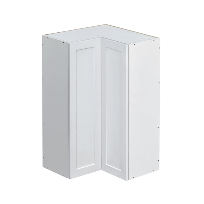 Mallorca White Wood Diagonal Corner Wall Cabinet 1