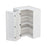 Mallorca White Wood Diagonal Corner Wall Cabinet 2