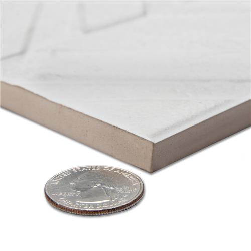 Lumiere Ceramic Lelue Blanco Tile Satin 3