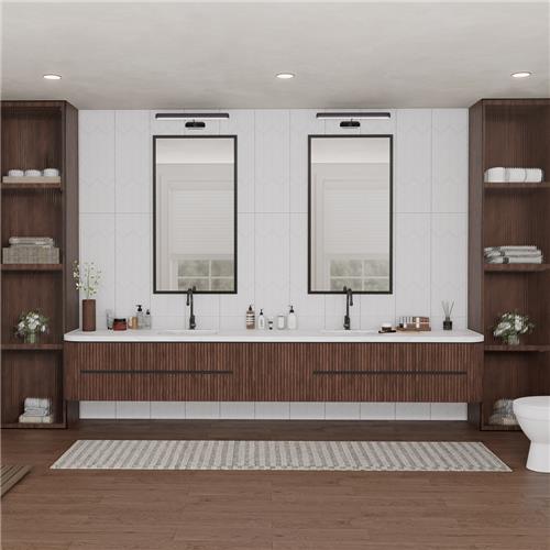 Lumiere Ceramic Lelue Blanco Tile Satin 8