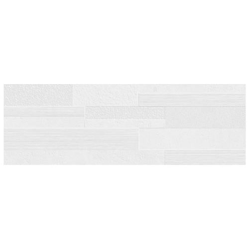 Lumiere Ceramic Strate Blanco Tile Satin 1