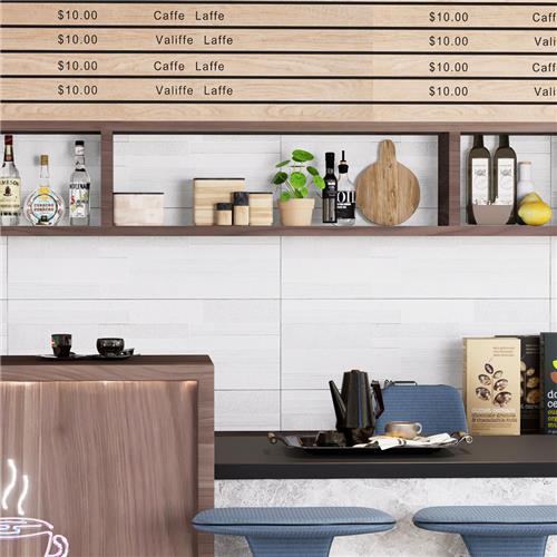 Lumiere Ceramic Strate Blanco Tile Satin 7