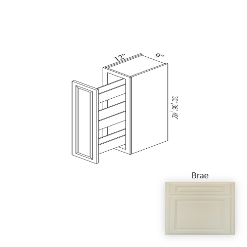WSR0930 Wood Brae Pull Out Base Cabinet Base Brae 1