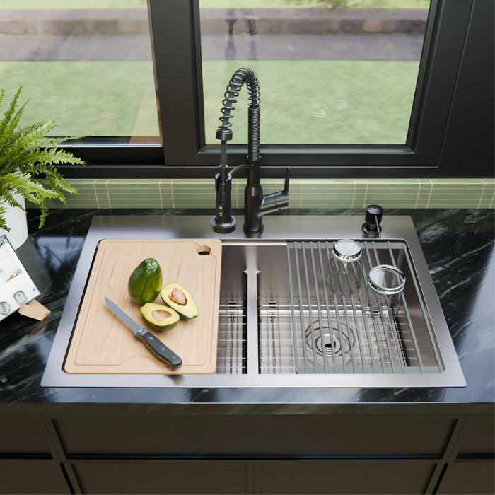 Stainless Steel Stainless Steel Kitchen Sink Satin Brushed 5