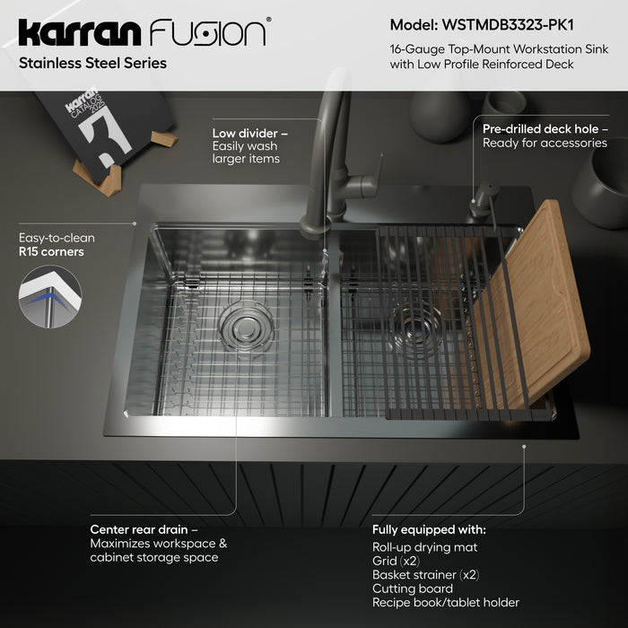 Stainless Steel Stainless Steel Kitchen Sink Satin Brushed 6