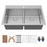 Stainless Steel Stainless Steel Kitchen Sink Satin Brushed 1