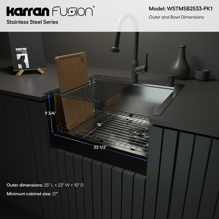 Stainless Steel Stainless Steel Kitchen Sink Satin Brushed 8