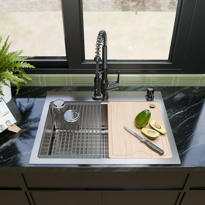 Stainless Steel Stainless Steel Kitchen Sink Satin Brushed 5