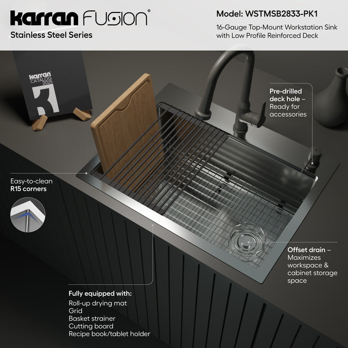 Stainless Steel Stainless Steel Kitchen Sink Satin Brushed 6