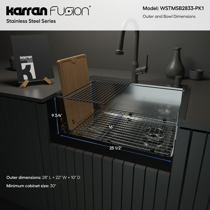 Stainless Steel Stainless Steel Kitchen Sink Satin Brushed 8