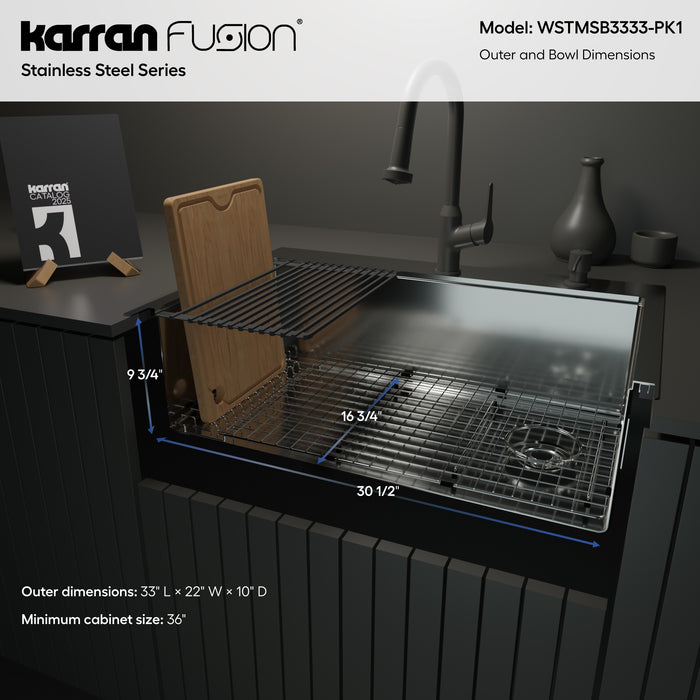 Stainless Steel Stainless Steel Kitchen Sink Satin Brushed 8