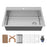 Stainless Steel Stainless Steel Kitchen Sink Satin Brushed 1