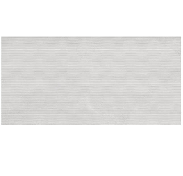 Walk Porcelain White Rigatino Deco EMMNATU Tile Matte 1