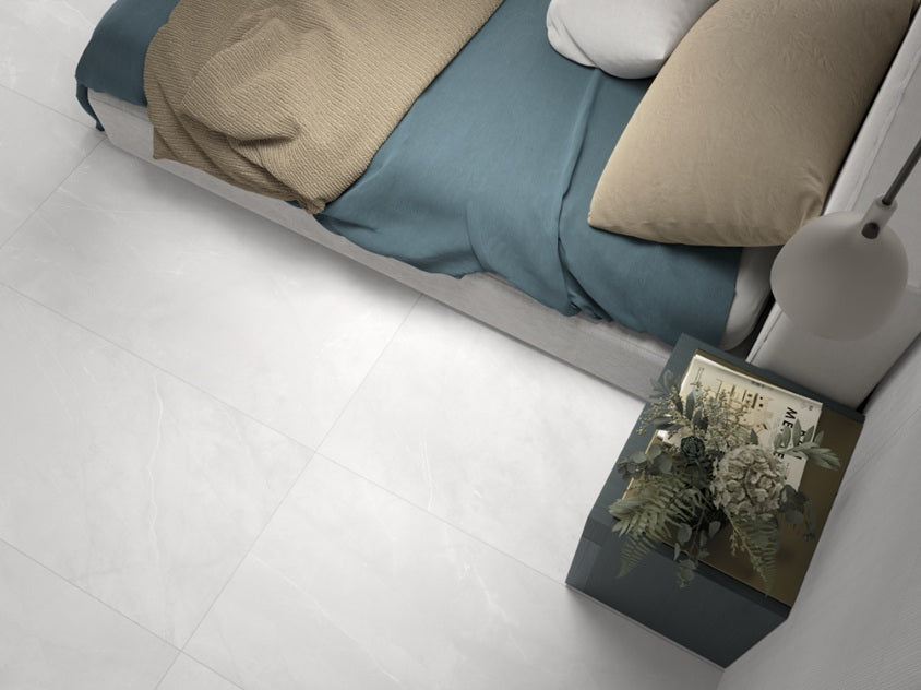 Walk Porcelain White EMMNATU Tile Matte 1