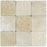 Full Paver Sample - Walnut Travertine Paver - 6" x 6" x 3 CM Tumbled