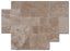 Walnut  Brushed Travertine Pattern - Various Sizes x 1/2"