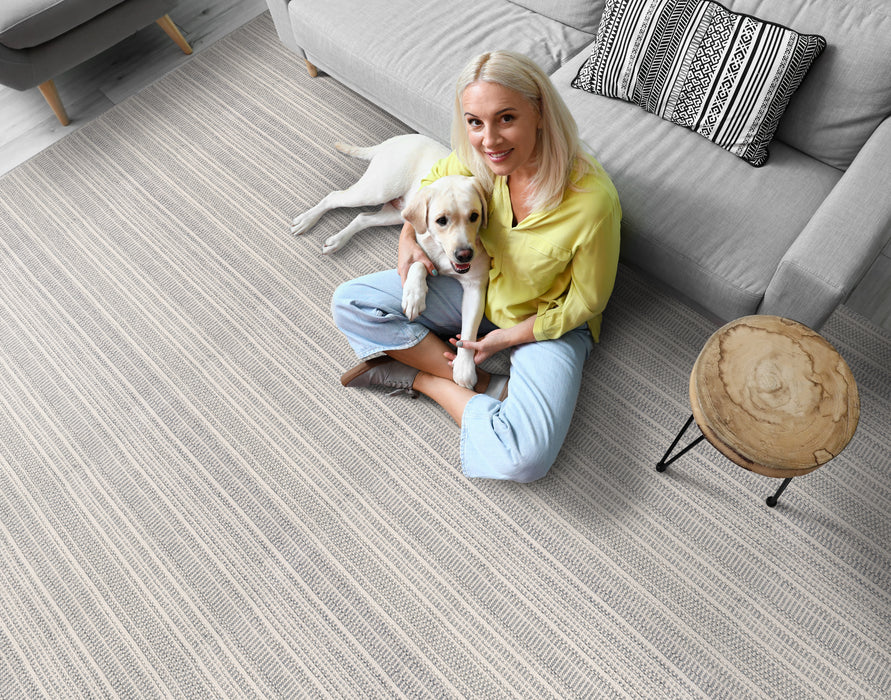 Waveside Polypropylene & Polysilk Skipping Stone 48461 Carpet Textured 3
