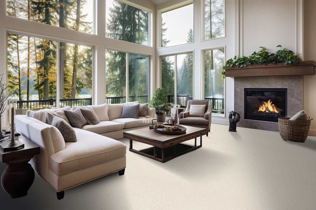 Wessex I Polyester Ivory 11742 Carpet Textured 2