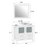 CVC Solid Wood White Bathroom Cabinet White