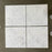 White Carrara CD Honed Marble Tile - 18" x 18" x 3/8"