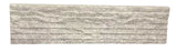 Full Tile Sample - White Slate Tile - 6" x 24" x 3/8" Chiseled