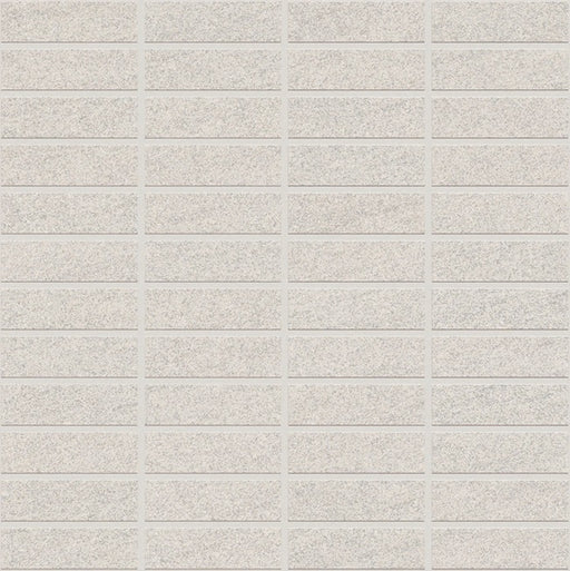 Basalt White Porcelain Mosaic - 1" x 3"