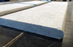 White  Slate Bullnose Pool Coping - 12" x 24" Flamed & Brushed