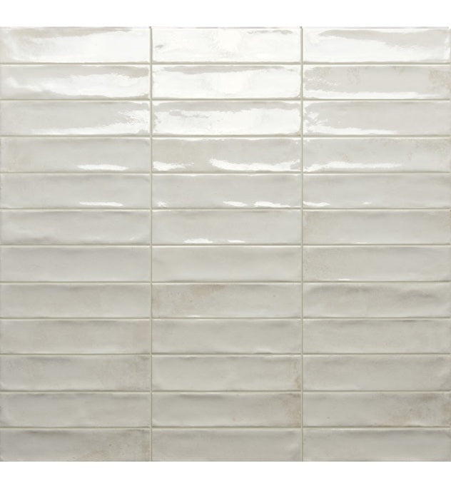 Marrakech Porcelain White RNDMARR Tile Glossy 1