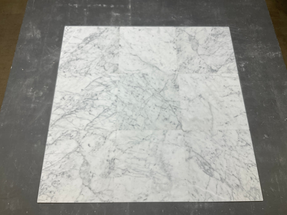 White Carrara Marble Tile - cc