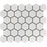 CC Mosaics White Porcelain Mosaic - 2" x 2" Hexagon