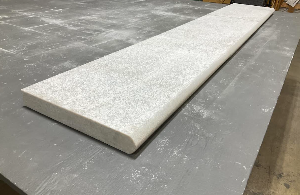 White Quartzite Pool Coping - Flamed & Brushed 2
