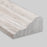 White Wood Honed Marble Liner - 2" x 12" F5 Chair Rail