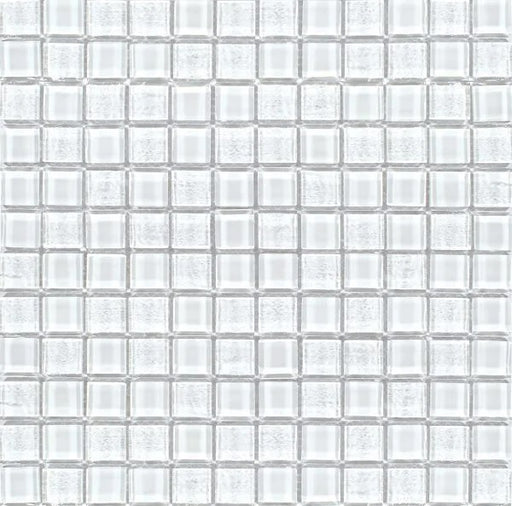 Aquatica Treasure Whitestone Glass Mosaic - 1" x 1"