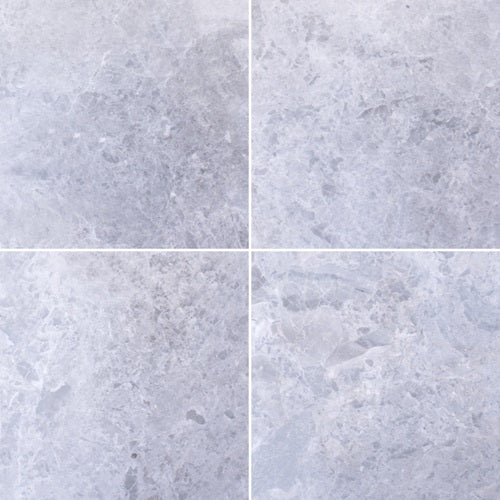 Wynwood Grey Marble Tile - 18" x 18" Brushed