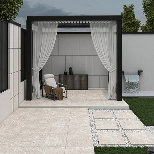 XtraPlus Trav Silver Porcelain Paver - Matte