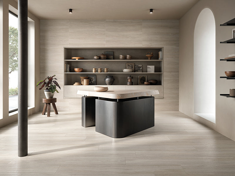 Zen Porcelain Almond Tile Matte 3