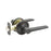 Zane Round Zinc Tuscan Bronze TB Door Lever Tuscan Bronze 1