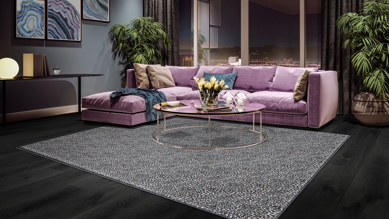 Zaza Polypropylene & Polysilk Midnight Blue 26381 Carpet Textured 2