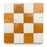 Full Tile Sample - Zellige Amber Casablanca Checkerboard Clay Tile - 2" x 2" x 3/8" Glazed