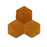 Full Tile Sample - Zellige Amber Clay Tile - 3.5" x 4" Hexagon x 3/8" Glazed