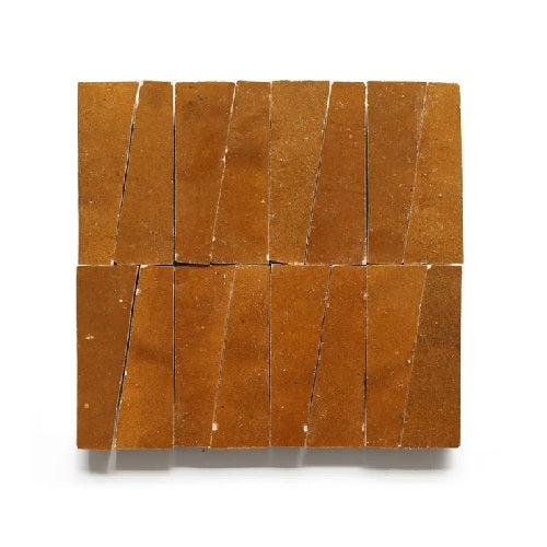 Zellige Clay Amber Mosaic Glazed 1