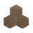 Full Tile Sample - Zellige Brownstone Clay Tile - 3.5" x 4" Hexagon x 3/8" Glazed