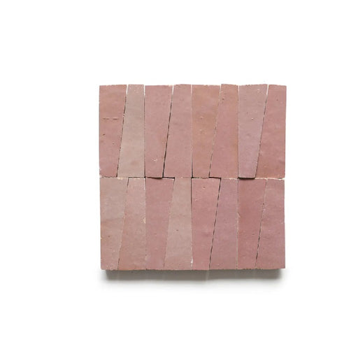 Zellige Clay Dessert Bloom Mosaic Glazed 1