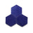 Full Tile Sample - Zellige Moroccan Blue Clay Tile - 3.5" x 4" Hexagon x 3/8" Glazed