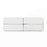Full Tile Sample - Zellige Pure White Clay Tile - 2" x 6" x 3/4" Glazed