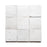 Full Tile Sample - Zellige Pure White Clay Tile - 4" x 4" x 3/8" Glazed