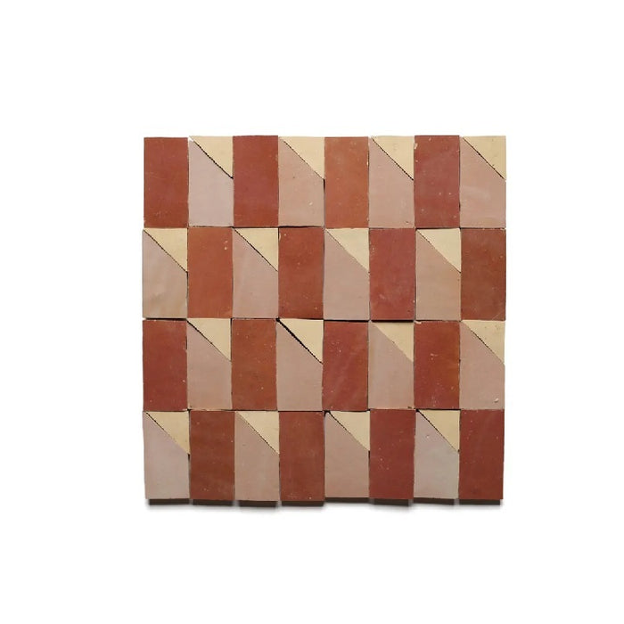 Zellige Clay Radian 3 Mosaic Glazed 1