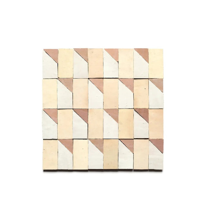 Zellige Clay Radian 5 Mosaic Glazed 1